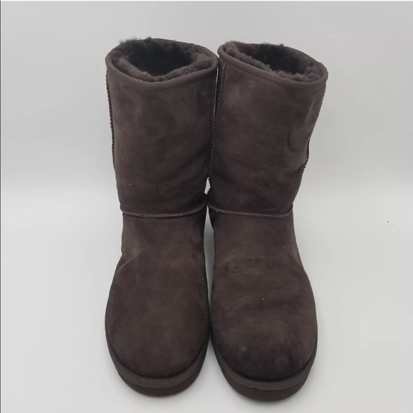 🚫SOLD🚫 UGG Australia Fur Boots 5800 Mens Brown - Picture 7 of 8